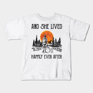 And she lived happily ever after Kids T-Shirt